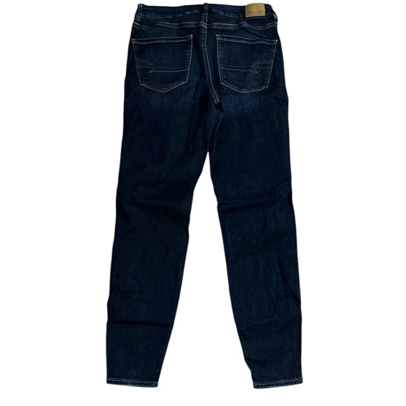 American Eagle Outfitters Dark Blue Curvy High-Rise Jegging Jeans - Picture 2 of 5